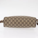 GUCCI GG Supreme Web Sherry Line Bag PVC Beige Gold 56 02 088 Auth ep12231-5