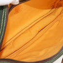 LOEWE Anagram Shoulder Bag Leather Suede Brown Gold Auth ep12235-12