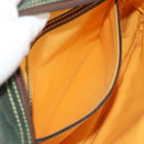 LOEWE Anagram Shoulder Bag Leather Suede Brown Gold Auth ep12235-22