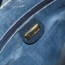 GUCCI GG Supreme Sherry Line Shoulder Bag PVC Navy Gold Red Auth ep12238-18