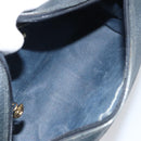 GUCCI GG Supreme Sherry Line Shoulder Bag PVC Navy Gold Red Auth ep12238-11