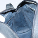 GUCCI GG Supreme Sherry Line Shoulder Bag PVC Navy Gold Red Auth ep12238-19