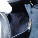 GUCCI GG Supreme Sherry Line Shoulder Bag PVC Navy Gold Red Auth ep12238-22