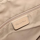 Christian Dior Trotter Canvas Shoulder Bag Beige Silver Auth ep12239-15