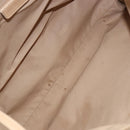 Christian Dior Trotter Canvas Shoulder Bag Beige Silver Auth ep12239-16