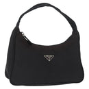 PRADA Hand Bag Nylon Black Auth ep12246-1