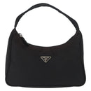 PRADA Hand Bag Nylon Black Auth ep12246-13