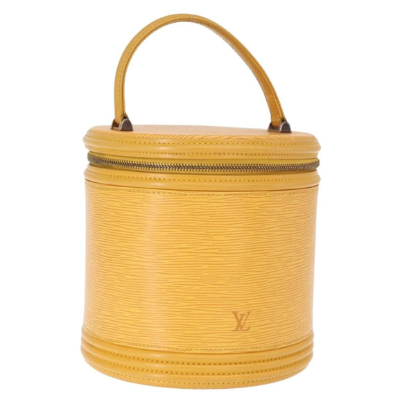 LOUIS VUITTON Epi Cannes Hand Bag Yellow M48039 LV Auth ep12250