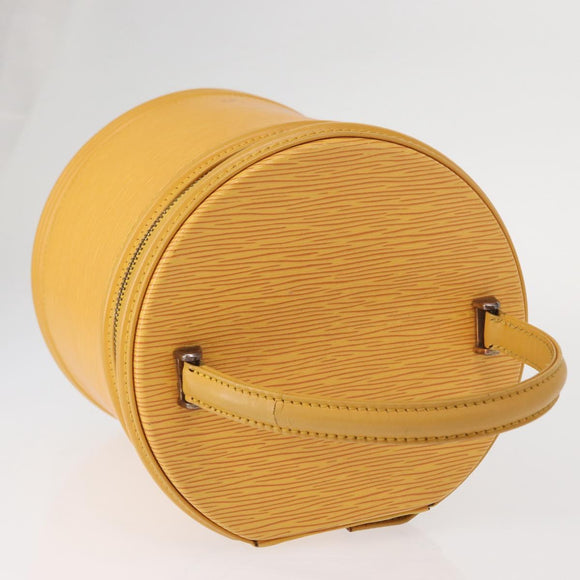 LOUIS VUITTON Epi Cannes Hand Bag Yellow M48039 LV Auth ep12250