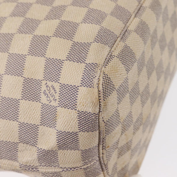 LOUIS VUITTON Damier Azur Neverfull MM Tote Bag N41605 LV Auth ep12251