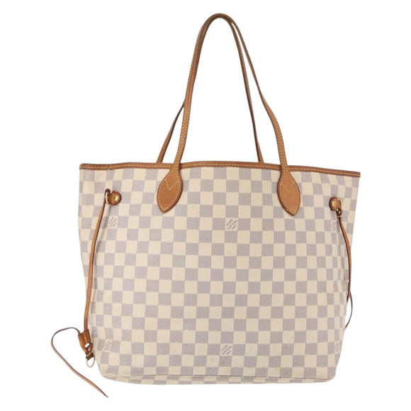 LOUIS VUITTON Damier Azur Neverfull MM Tote Bag N41605 LV Auth ep12251