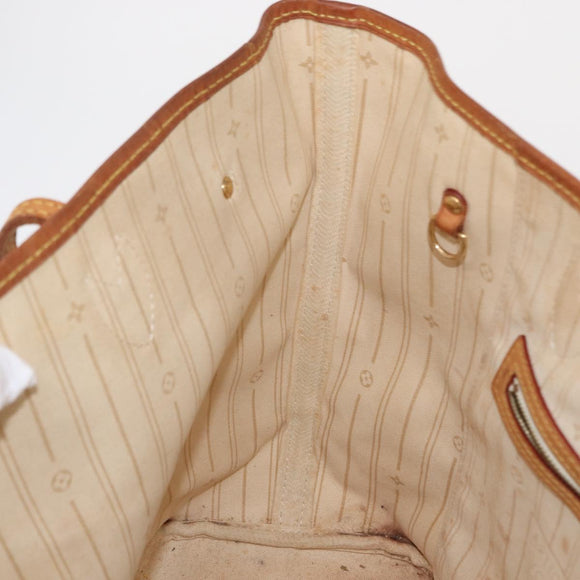 LOUIS VUITTON Damier Azur Neverfull MM Tote Bag N41605 LV Auth ep12251