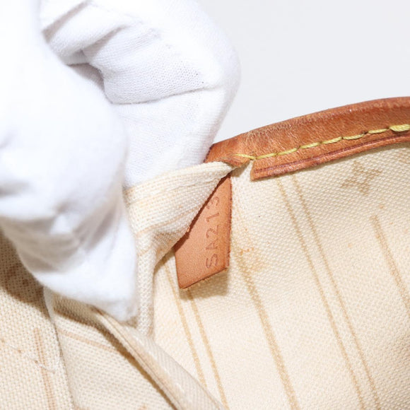 LOUIS VUITTON Damier Azur Neverfull MM Tote Bag N41605 LV Auth ep12251