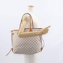 LOUIS VUITTON Damier Azur Neverfull MM Tote Bag N41605 LV Auth ep12251-24