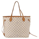 LOUIS VUITTON Damier Azur Neverfull MM Tote Bag N41605 LV Auth ep12251-3