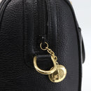 GUCCI Hand Bag Leather Black Gold 000 58 0265 Auth ep12255-14