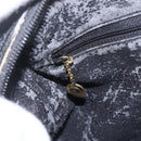 GUCCI Hand Bag Leather Black Gold 000 58 0265 Auth ep12255-16