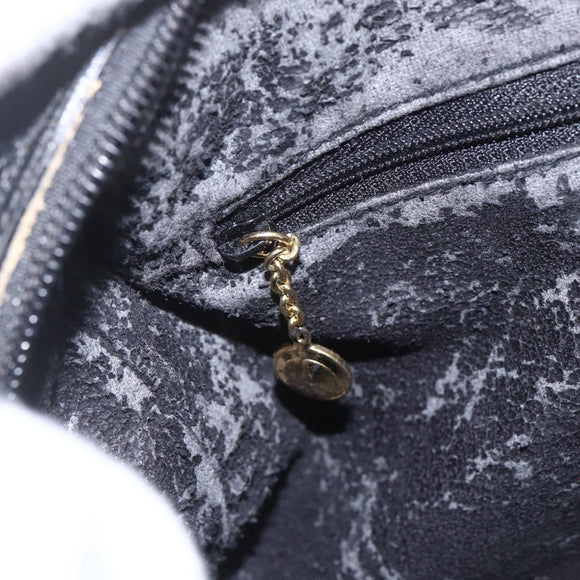 GUCCI Hand Bag Leather Black Gold 000 58 0265 Auth ep12255