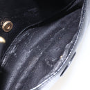 GUCCI Hand Bag Leather Black Gold 000 58 0265 Auth ep12255-22