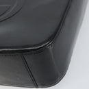 GUCCI Shoulder Bag Enamel Black 000 0506 Auth ep12258-9