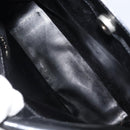 GUCCI Shoulder Bag Enamel Black 000 0506 Auth ep12258-10