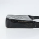 GUCCI Shoulder Bag Enamel Black 000 0506 Auth ep12258-3