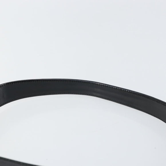 GUCCI Shoulder Bag Enamel Black 000 0506 Auth ep12258