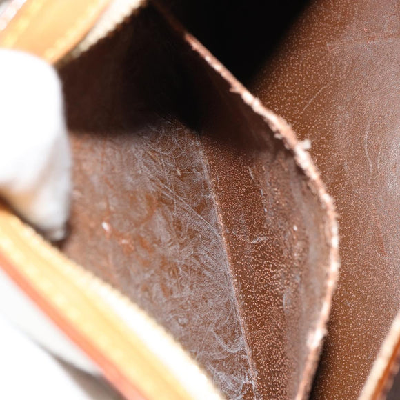 LOUIS VUITTON Monogram Vernis Forsyth Hand Bag Bronze M91113 LV Auth ep12259