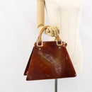 LOUIS VUITTON Monogram Vernis Forsyth Hand Bag Bronze M91113 LV Auth ep12259-22
