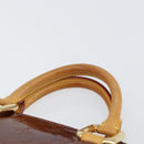 LOUIS VUITTON Monogram Vernis Forsyth Hand Bag Bronze M91113 LV Auth ep12259-8