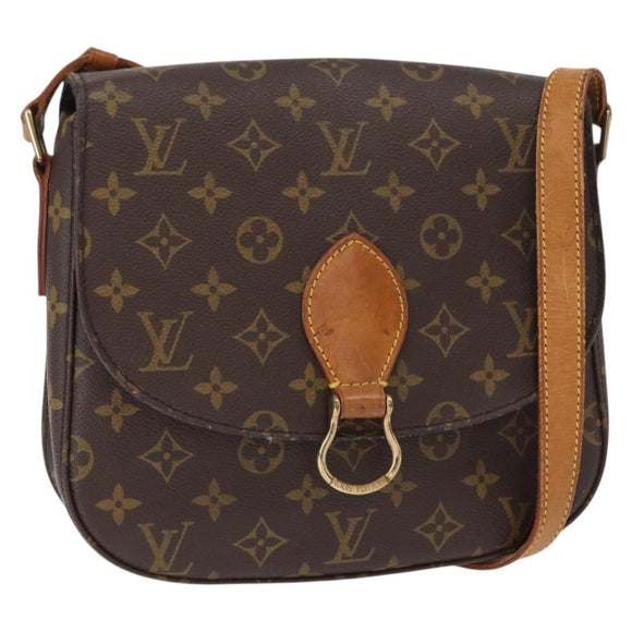 LOUIS VUITTON Monogram Saint Cloud GM Shoulder Bag M51242 LV Auth ep12262