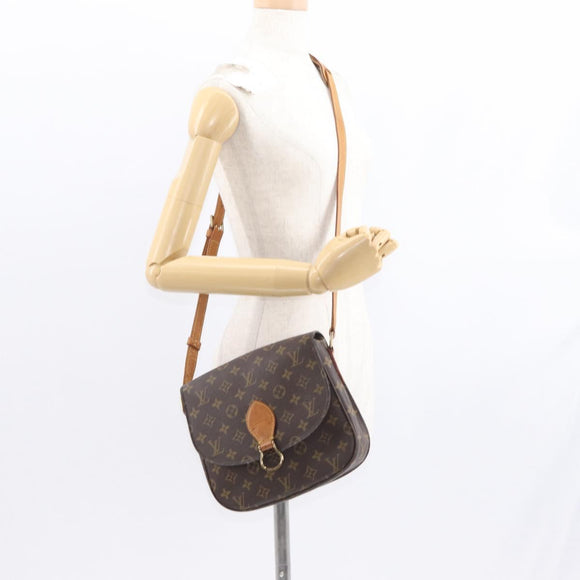 LOUIS VUITTON Monogram Saint Cloud GM Shoulder Bag M51242 LV Auth ep12262