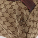 GUCCI GG Canvas Bamboo Tote Bag Beige Silver 232946 Auth ep12263-9