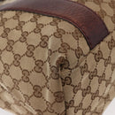 GUCCI GG Canvas Bamboo Tote Bag Beige Silver 232946 Auth ep12263-15