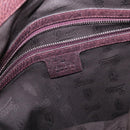 GUCCI GG Canvas Bamboo Tote Bag Beige Silver 232946 Auth ep12263-17