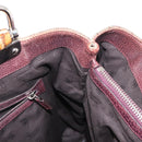 GUCCI GG Canvas Bamboo Tote Bag Beige Silver 232946 Auth ep12263-18