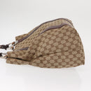 GUCCI GG Canvas Bamboo Tote Bag Beige Silver 232946 Auth ep12263-4