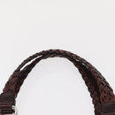 GUCCI GG Canvas Bamboo Tote Bag Beige Silver 232946 Auth ep12263-8