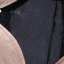 LOEWE Anagram Americana 28 Hand Bag Suede Leather Brown Silver Auth ep12264-11