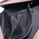 LOEWE Anagram Americana 28 Hand Bag Suede Leather Brown Silver Auth ep12264-23