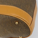 GUCCI Shoulder Bag Canvas Leather Beige Gold Auth ep12266-9