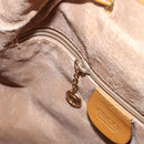 GUCCI Shoulder Bag Canvas Leather Beige Gold Auth ep12266-21