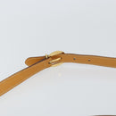 GUCCI Shoulder Bag Canvas Leather Beige Gold Auth ep12266-8