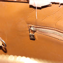 LOUIS VUITTON Monogram Vernis Houston Hand Bag Bronze M91122 LV Auth ep12270-22