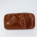 LOUIS VUITTON Monogram Vernis Houston Hand Bag Bronze M91122 LV Auth ep12270-5