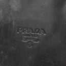 PRADA Chain Shoulder Bag Leather Nylon Black Auth ep12271-19