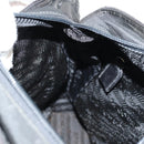 PRADA Chain Shoulder Bag Leather Nylon Black Auth ep12271-22