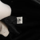 PRADA Chain Shoulder Bag Leather Nylon Black Auth ep12271-12