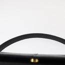 BURBERRY Hand Bag Leather Black Gold Auth ep12272-8