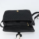 GUCCI Shoulder Bag Leather Canvas Black Gold 001 113 0613 Auth ep12275-15